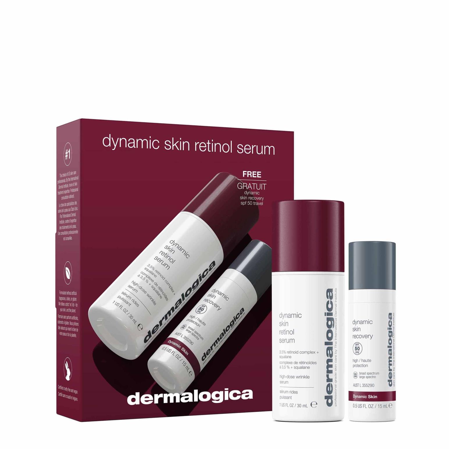 Dermalogica Dynamic Skin Retinol Serum Set (30ml + Recovery SPF50 15ml)