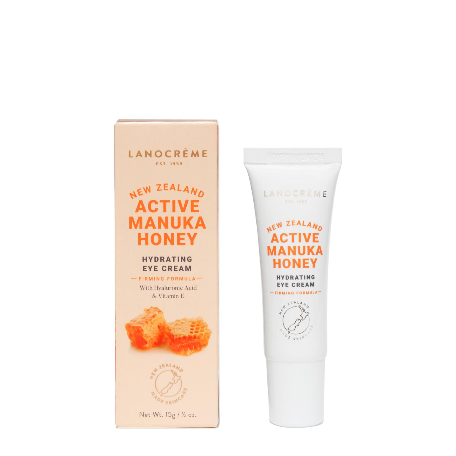 Lanocreme Manuka Honey Eye Cream With Collagen & Hyaluronic Acid 15g