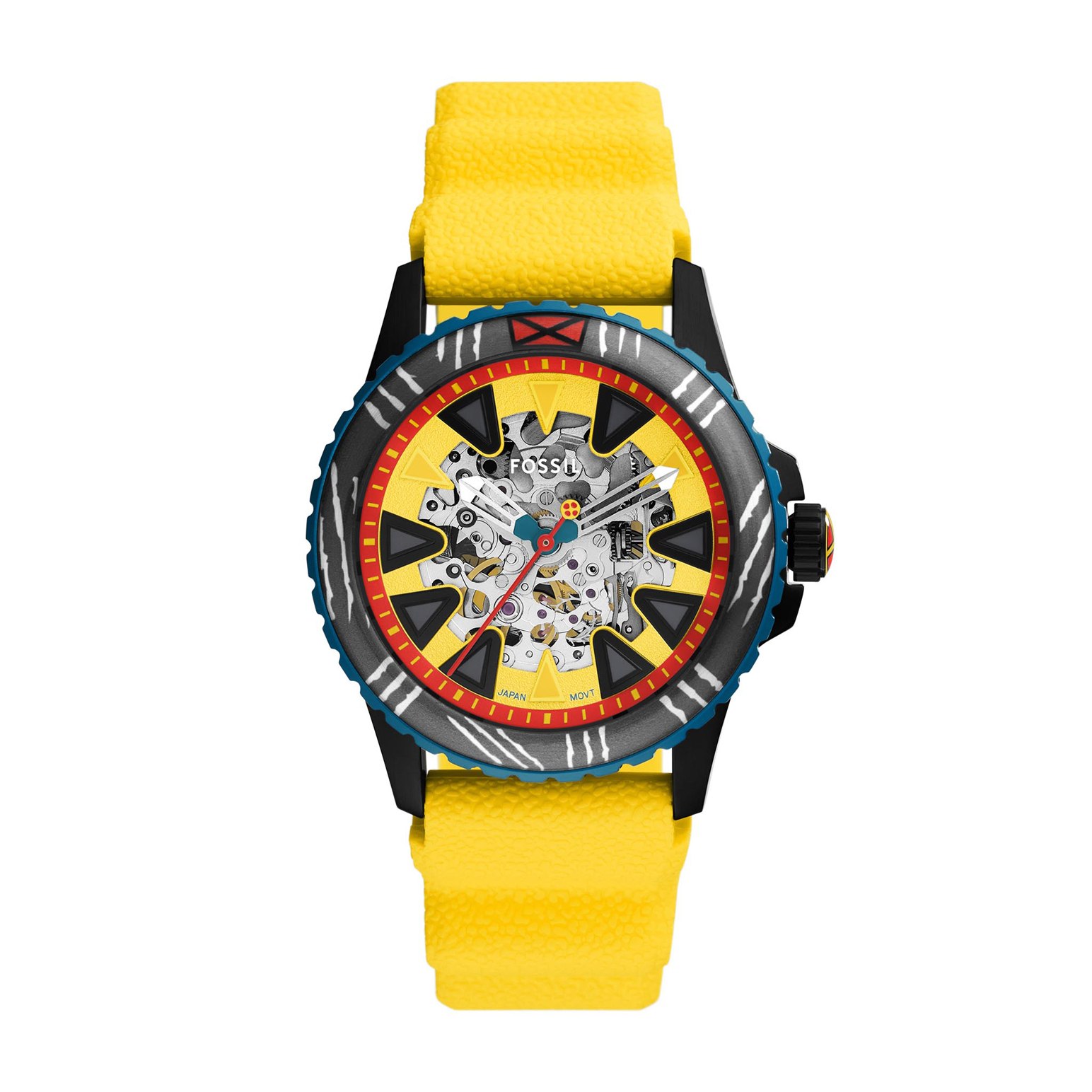 Marvel x Fossil Wolverine Limited Edition Automatic Yellow Silicone Watch