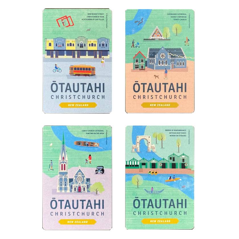 Robertson Creative Otautahi Wooden Fridge Magnets