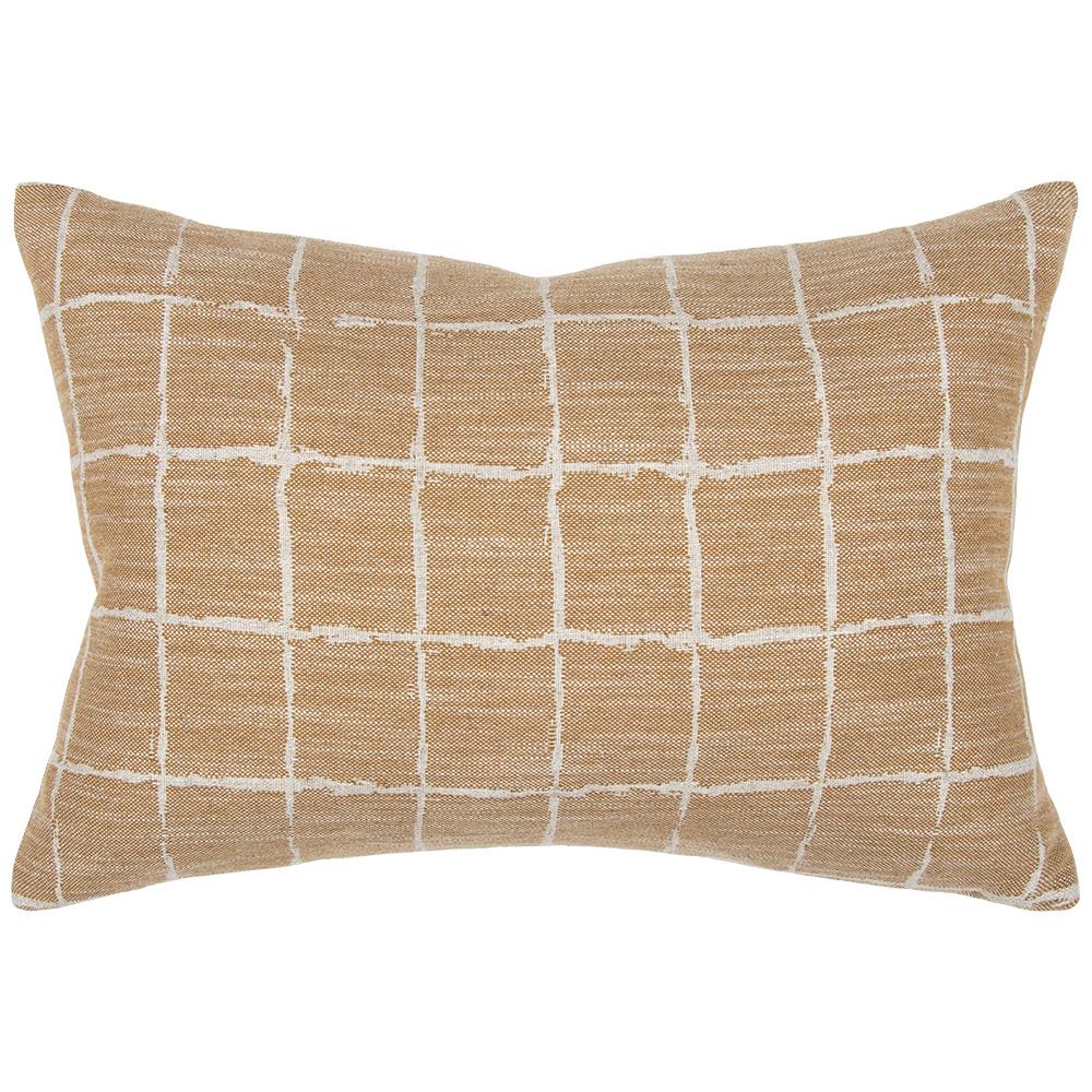 Baya Johnson Cushion With Feather Inner - Ochre 40X60cm