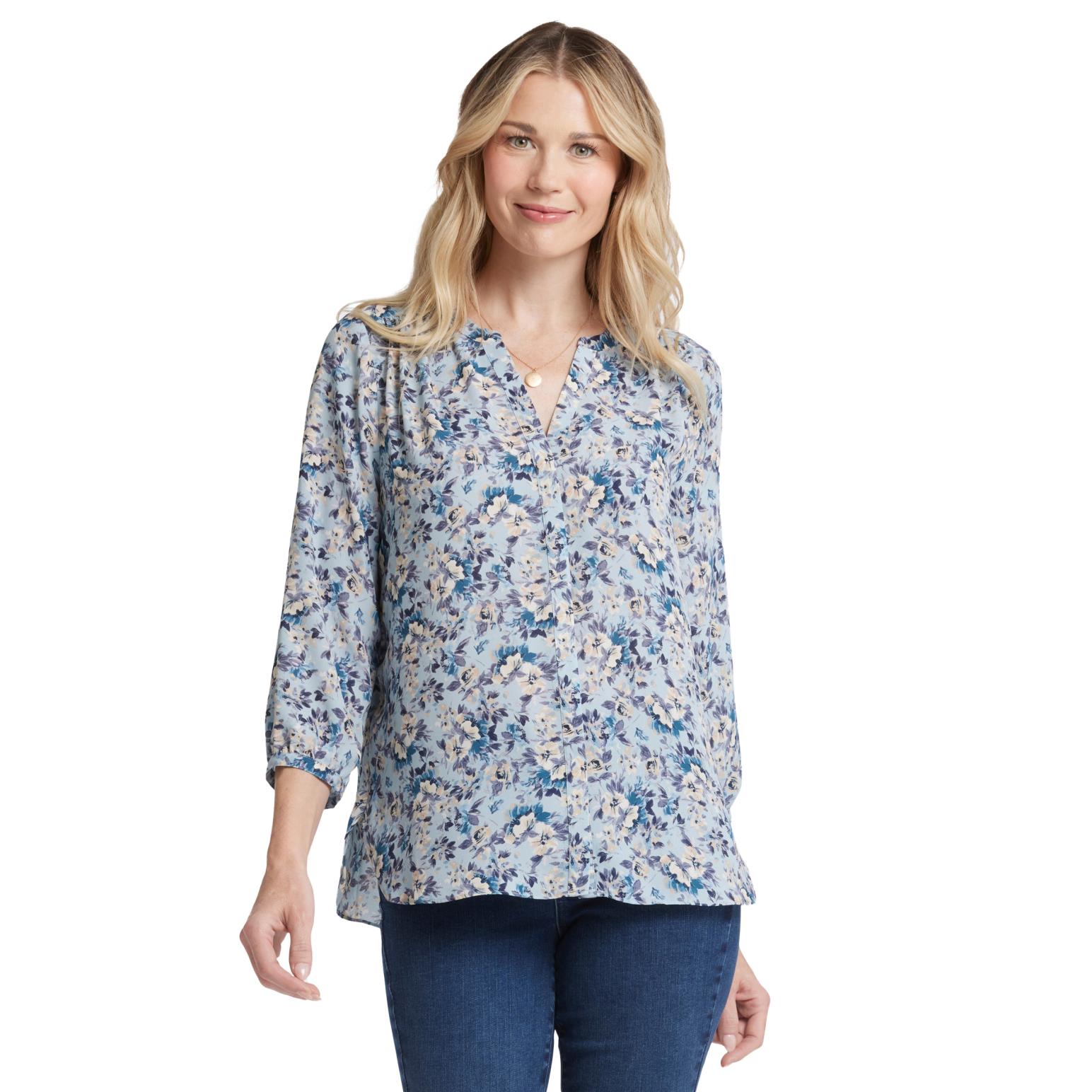 NYDJ Pintuck Blouse