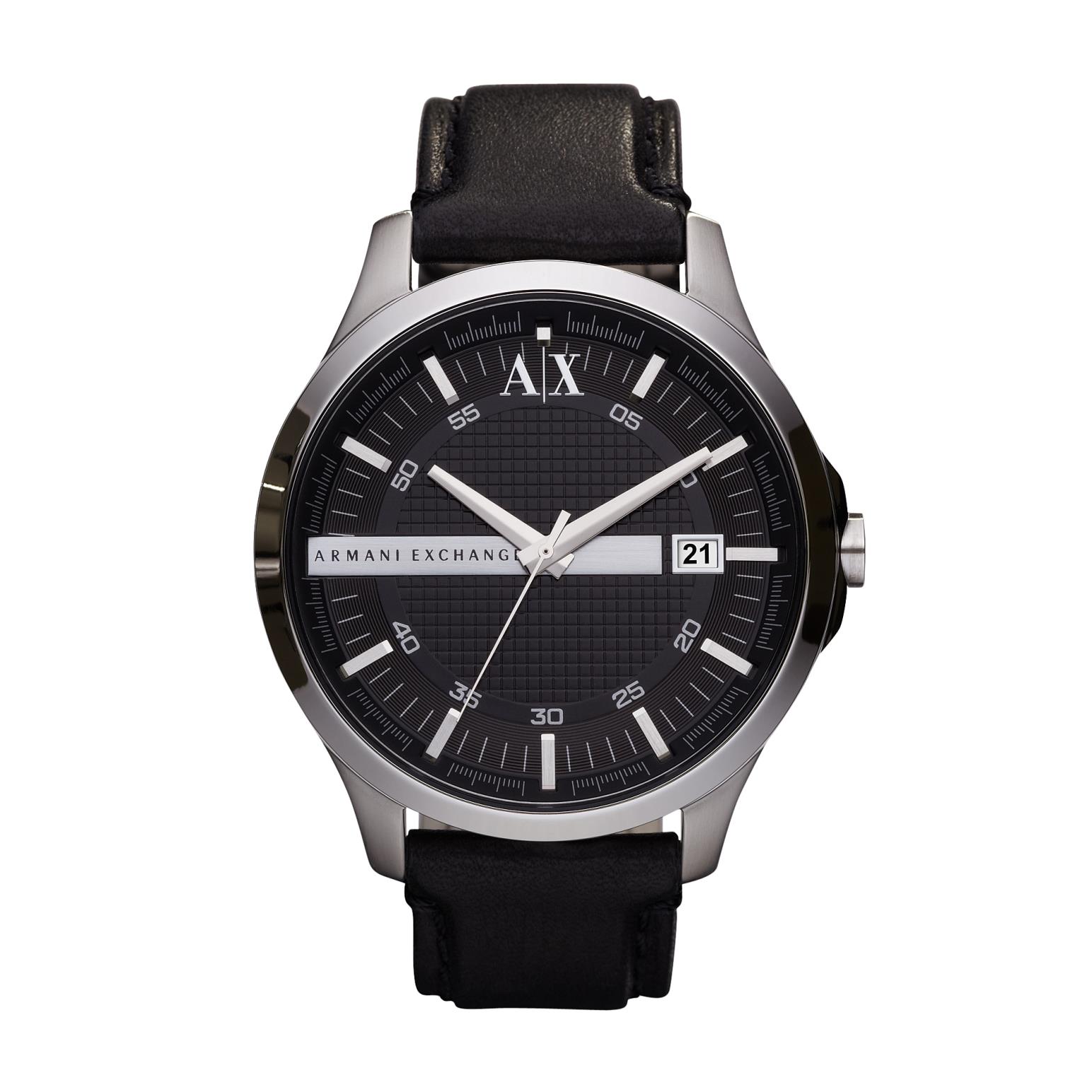 Armani Exchange Hampton Black Analogue Watch AX2101