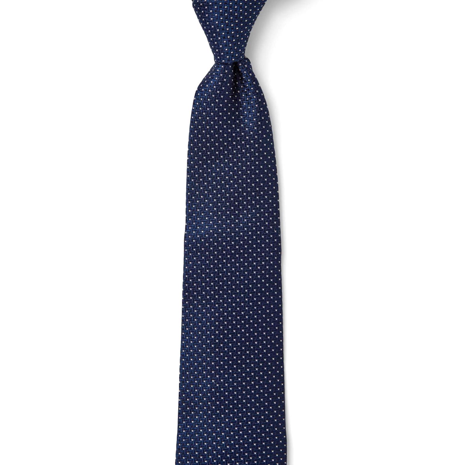 Cambridge Woven Spot 7.5cm Tie