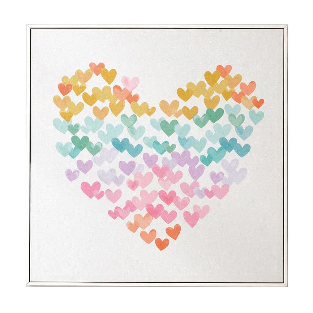 Pottery Barn Kids Watercolor Heart Art Watercolor