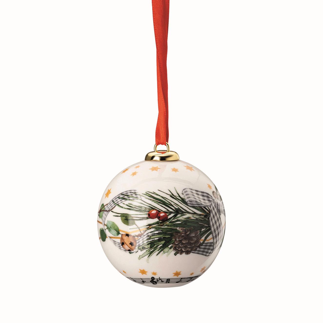 Hutschenreuther Christmas Carols Porcelain Ball Small