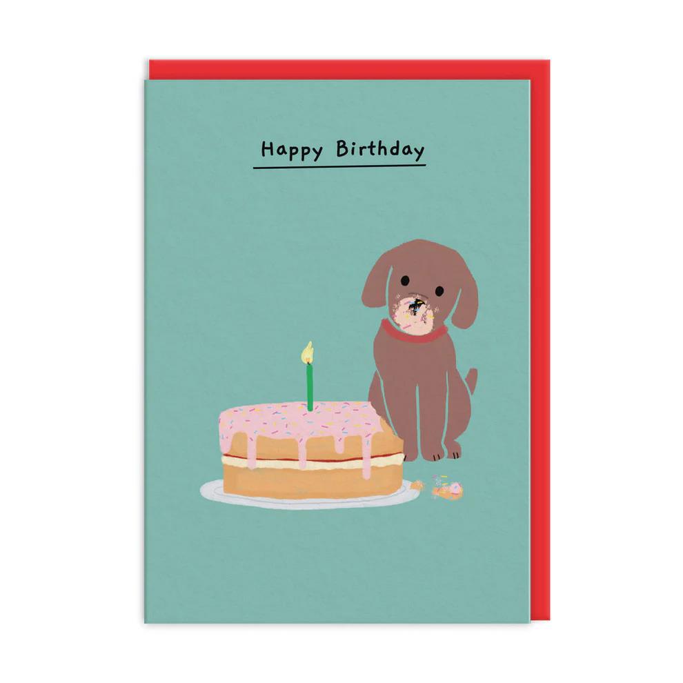 Ohh Deer Pat The Pooch Cake Happy Birthday Card