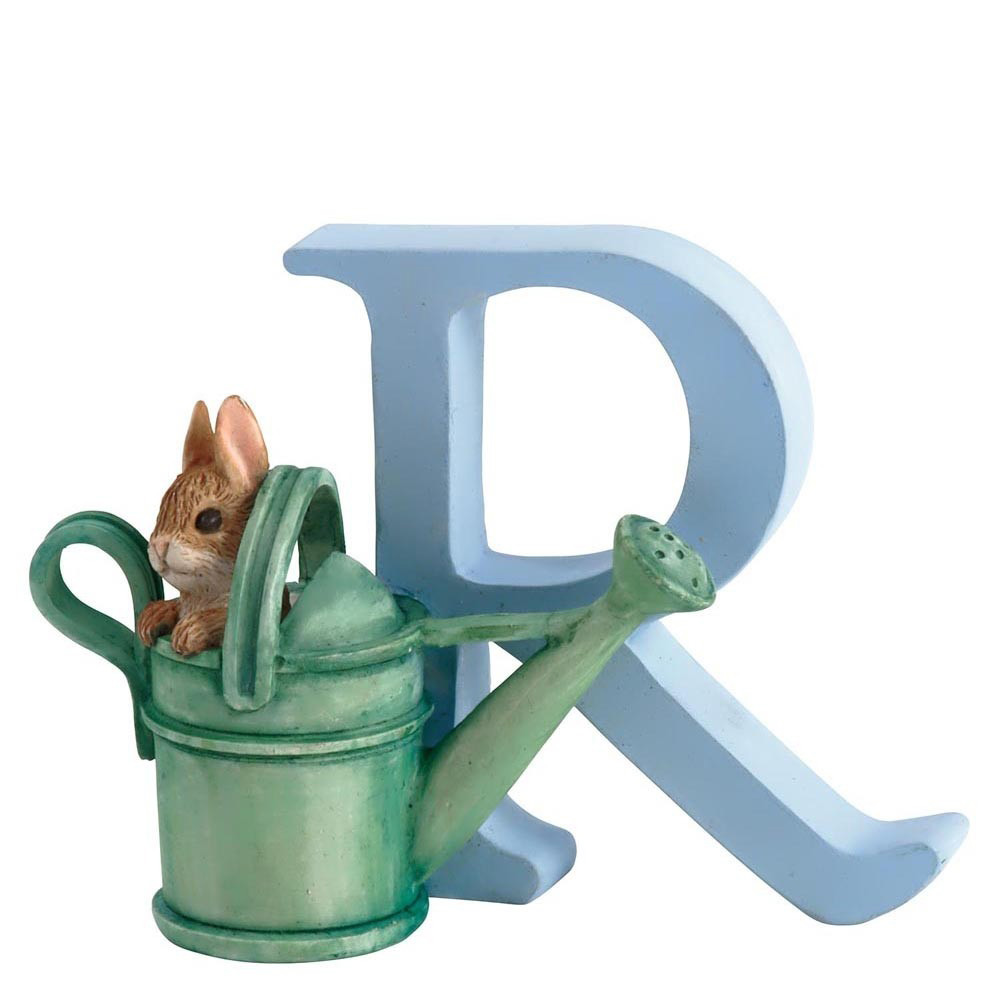 Beatrix Potter Alphabet R - Peter Rabbit in Watering Can