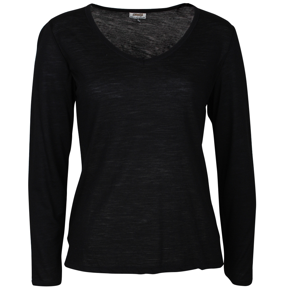 Zenza Café Long Sleeve Crew Neck Top