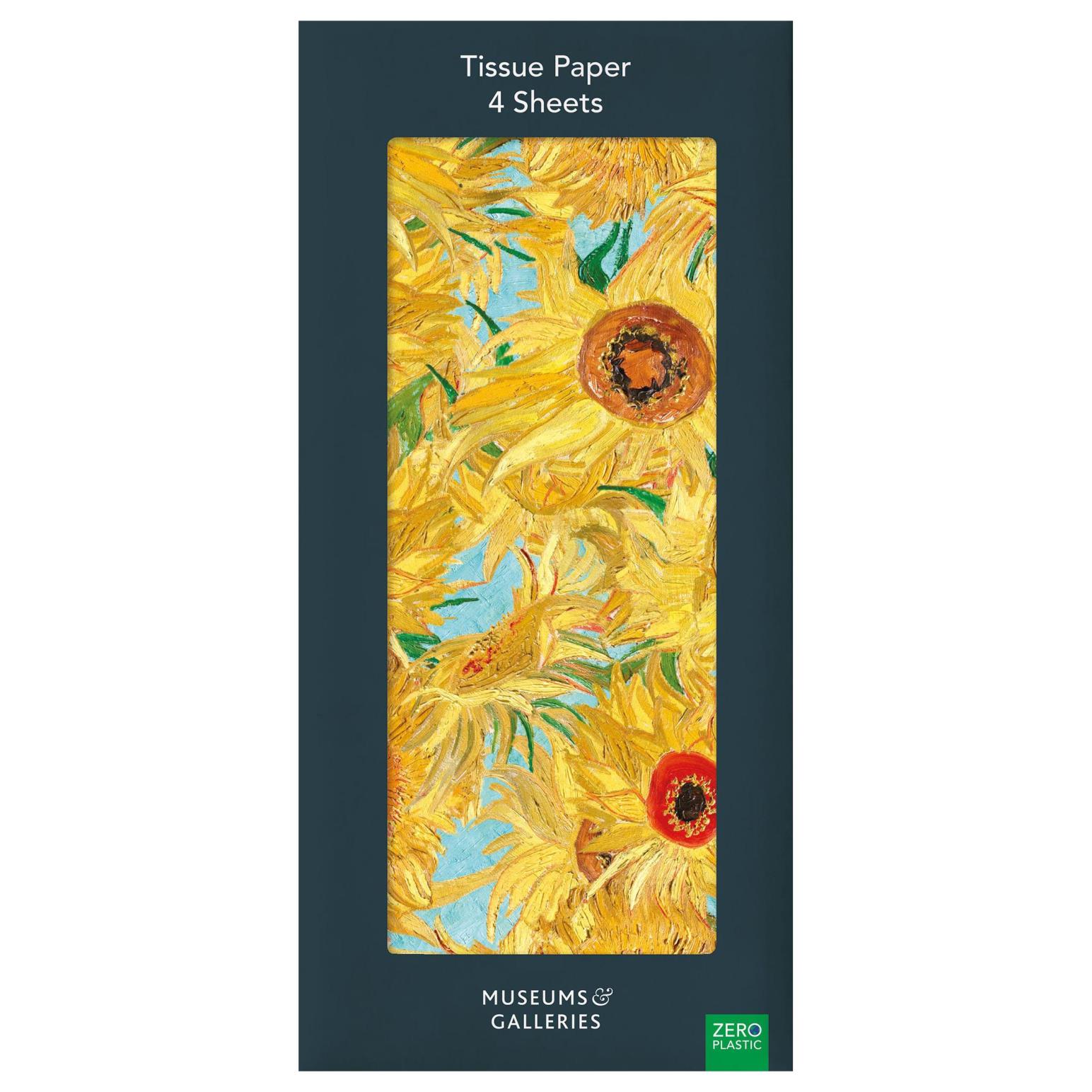 Museums & Galleries Sunflowers Tissue Paper