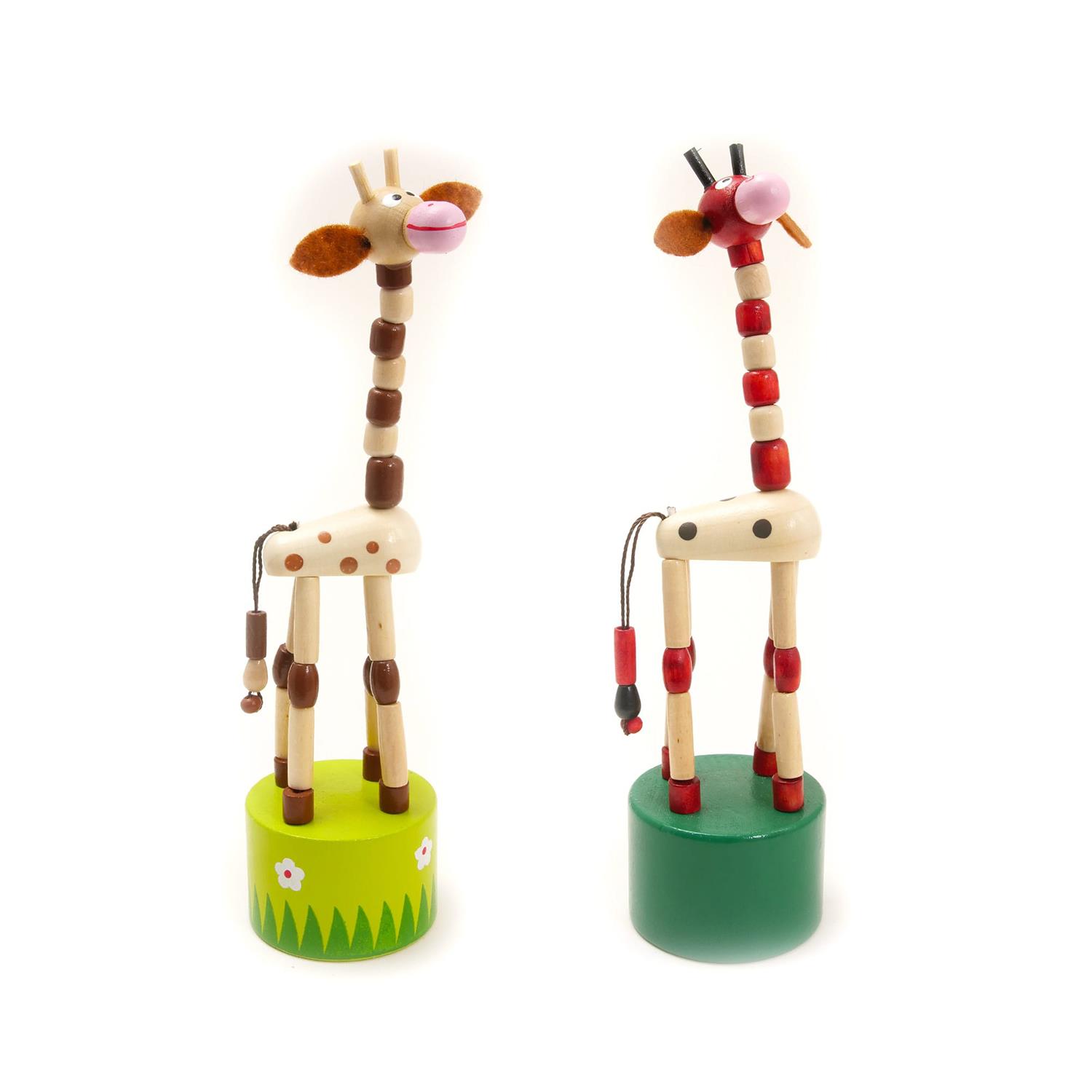 House Of Marbles Jiggling Giraffe Press-Up