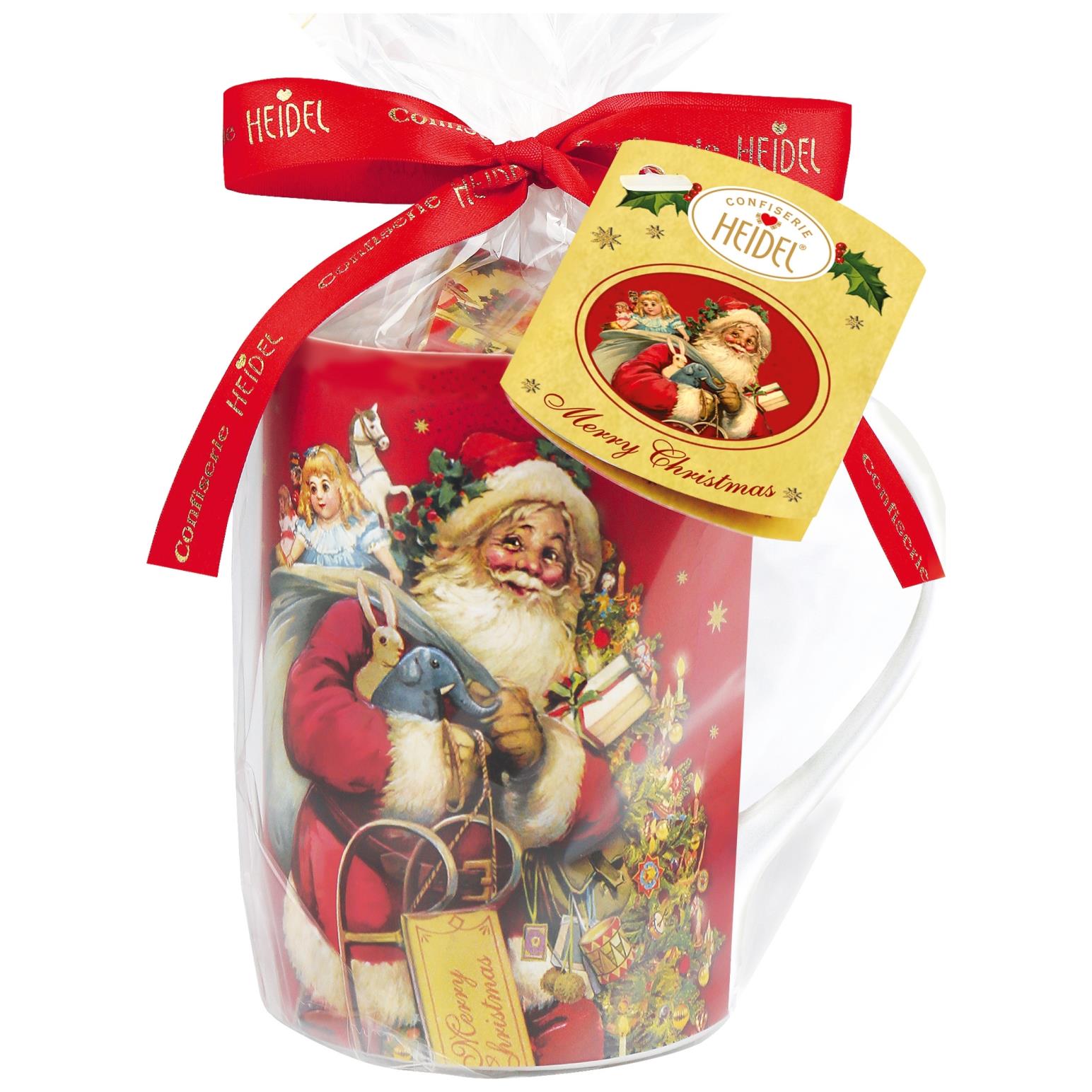 Heidel Christmas Nostalgia Mug with Pralines 73g