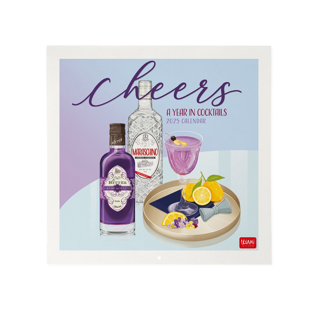 Legami Wall Calendar 2025 30 x 30 - Cheers