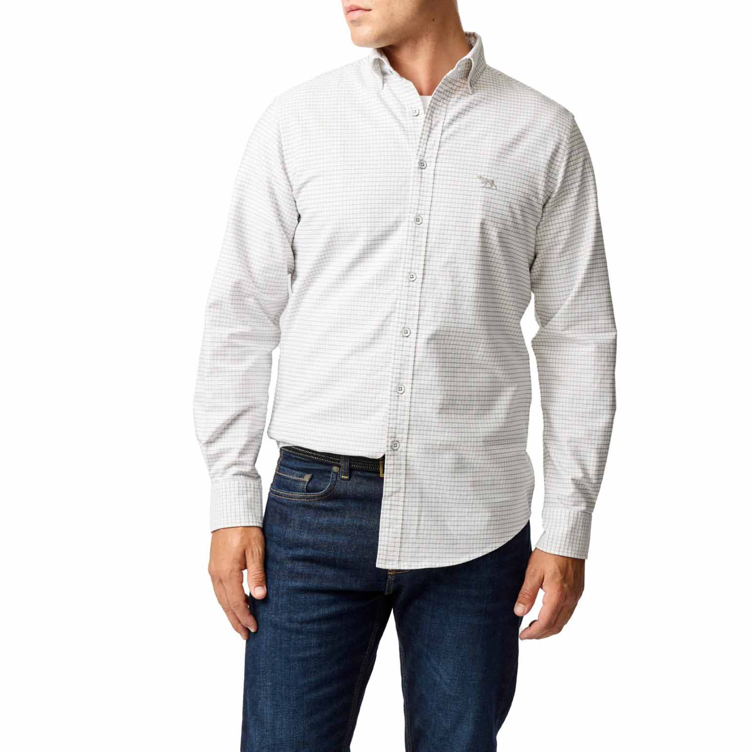 Rodd & Gunn Gunn Check Oxford 5 Ls Sports Fit Shirt