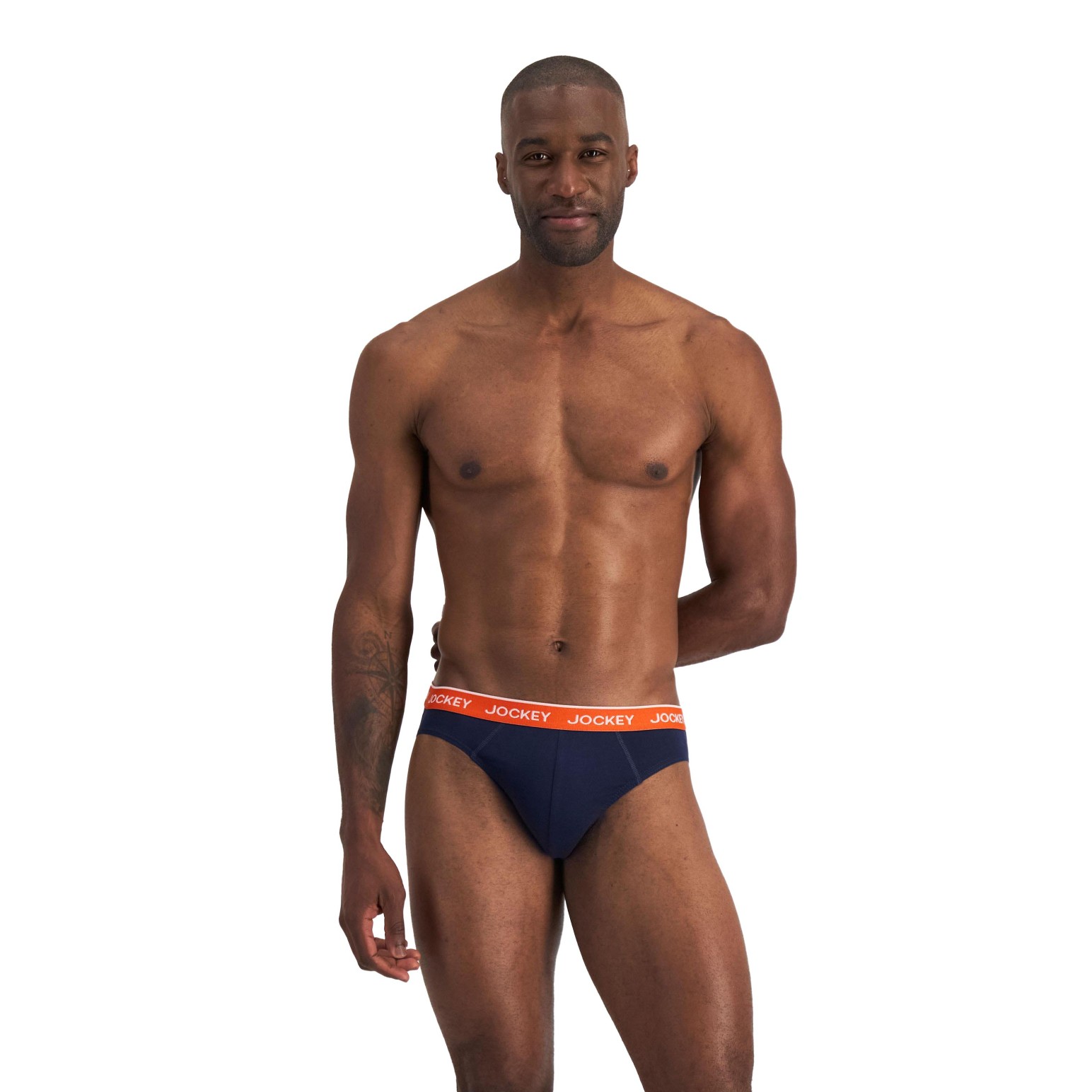 Jockey Mens Attached Elastic Briefs - 4 Pack