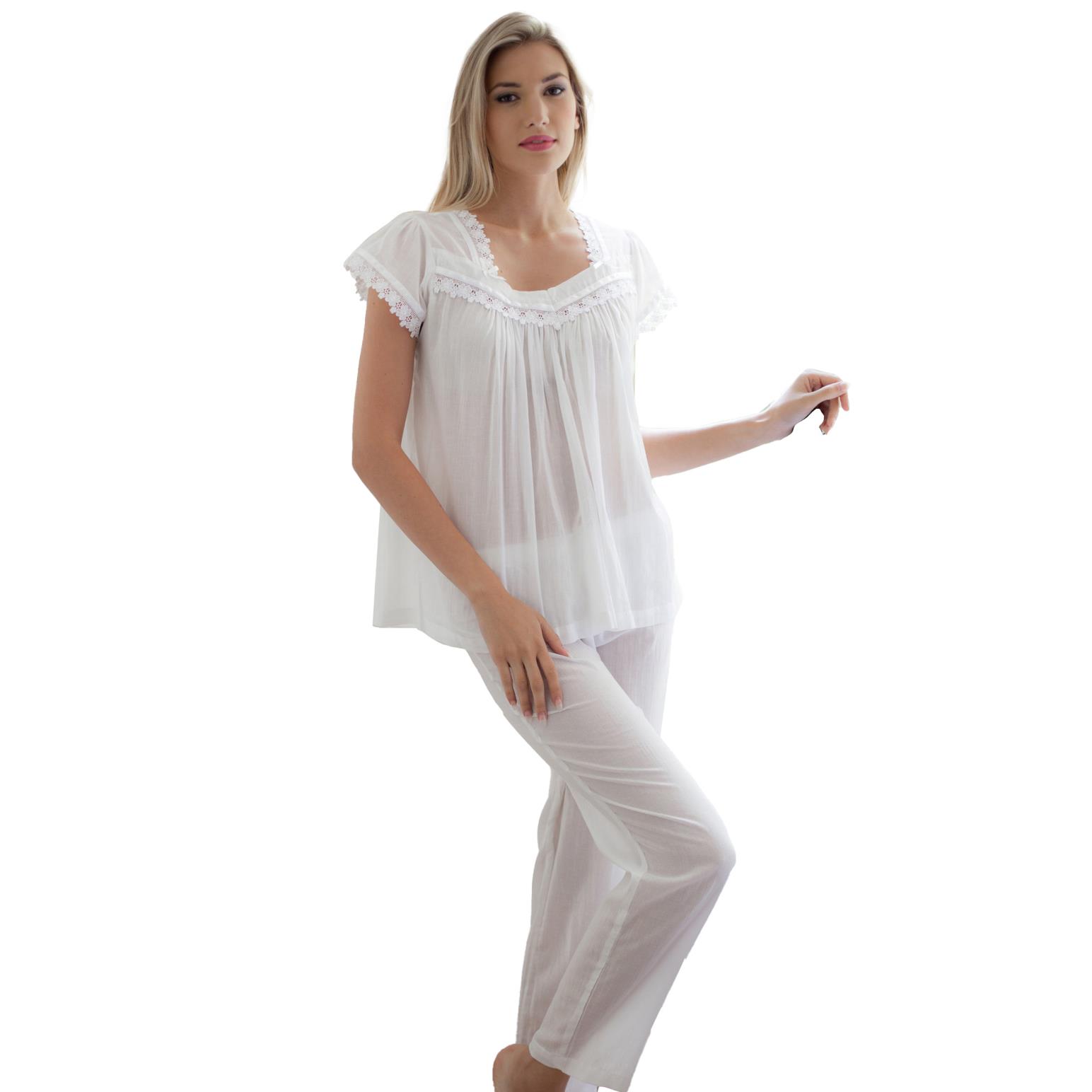 Cottonreal Cotton Voile Pj Set