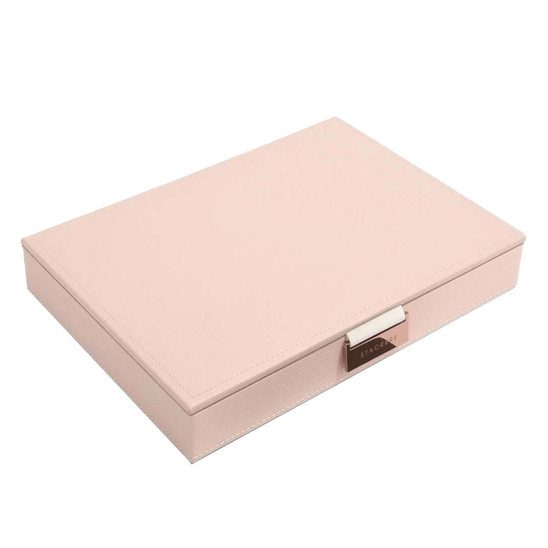 Stackers Classic Jewellery Box Lidded Blush