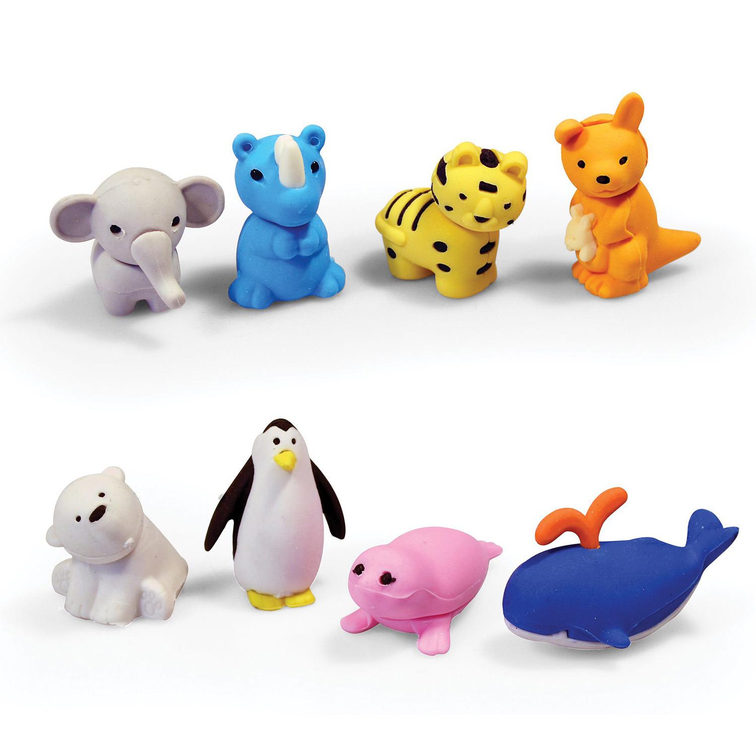 House of Marbles Animal Friends Erasers - Assorted