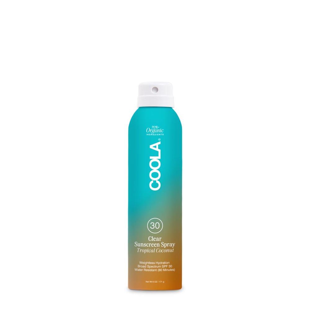 COOLA Clear Sunscreen Spray SPF30 177ml - Tropical Coconut