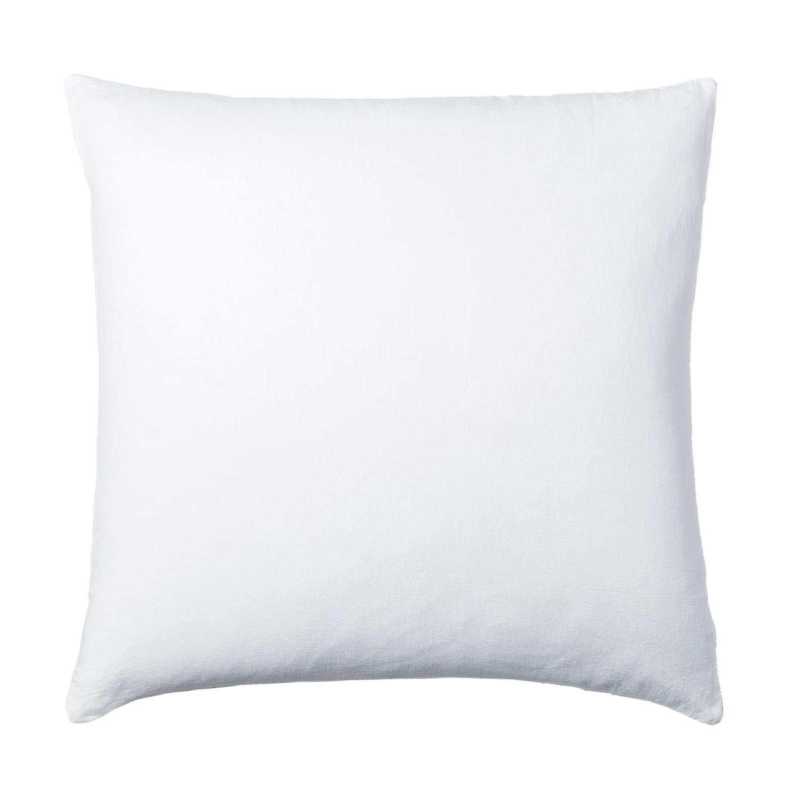 West Elm European Linen Euro Sham White