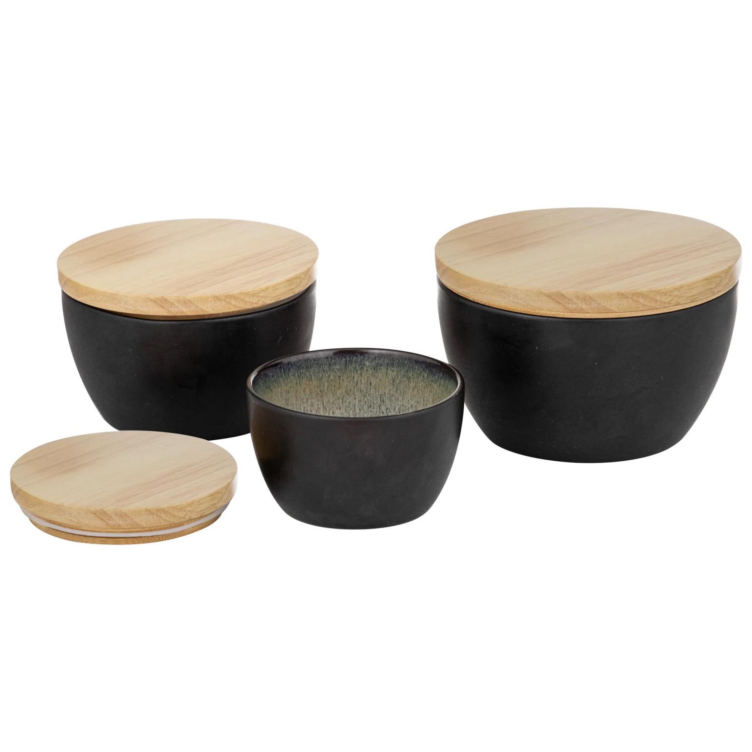 Ladelle Fusion Mocha Set Of 3 Bowl Set