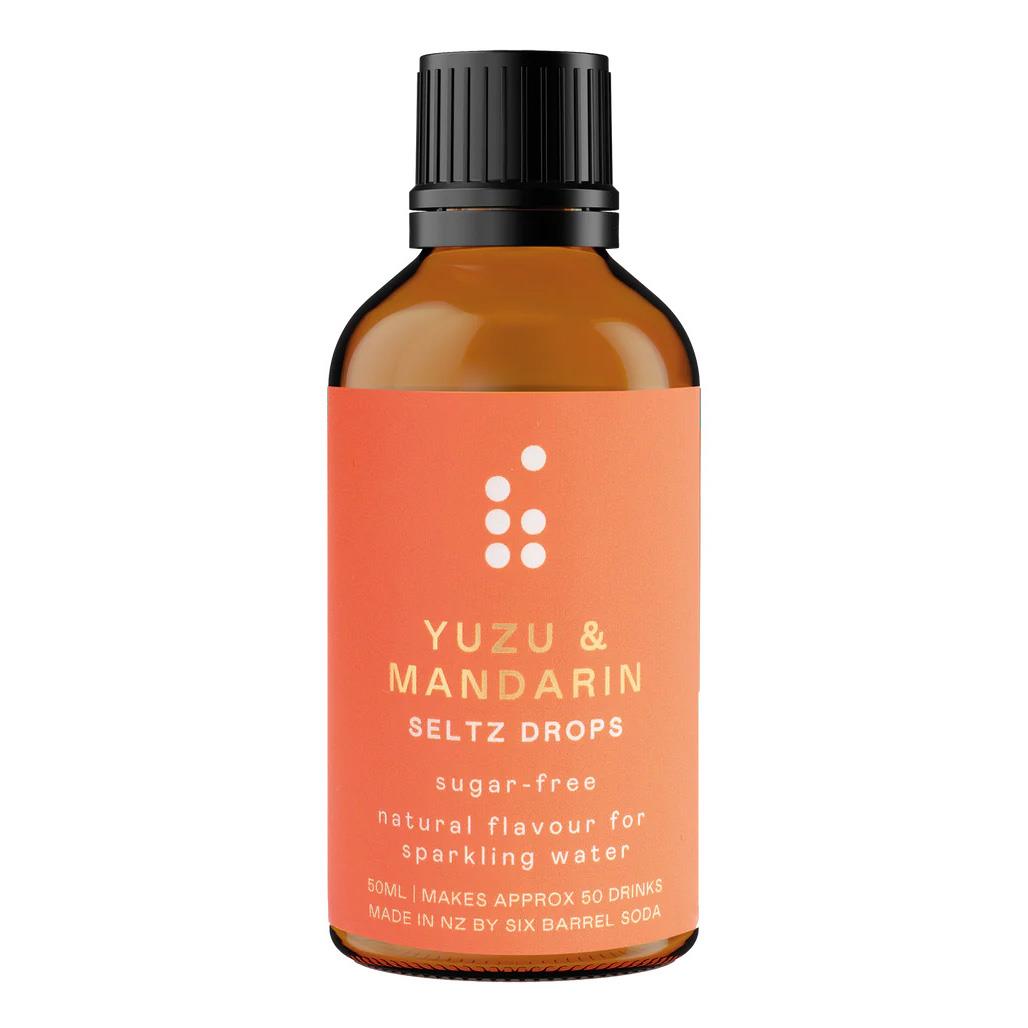 Six Barrel Soda Seltz  Drops 50ml - Yuzu & Mandarin