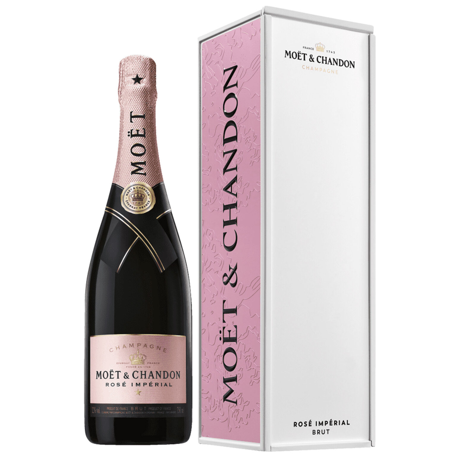 Moët & Chandon Rose Festive Metal Gift Box 750ml