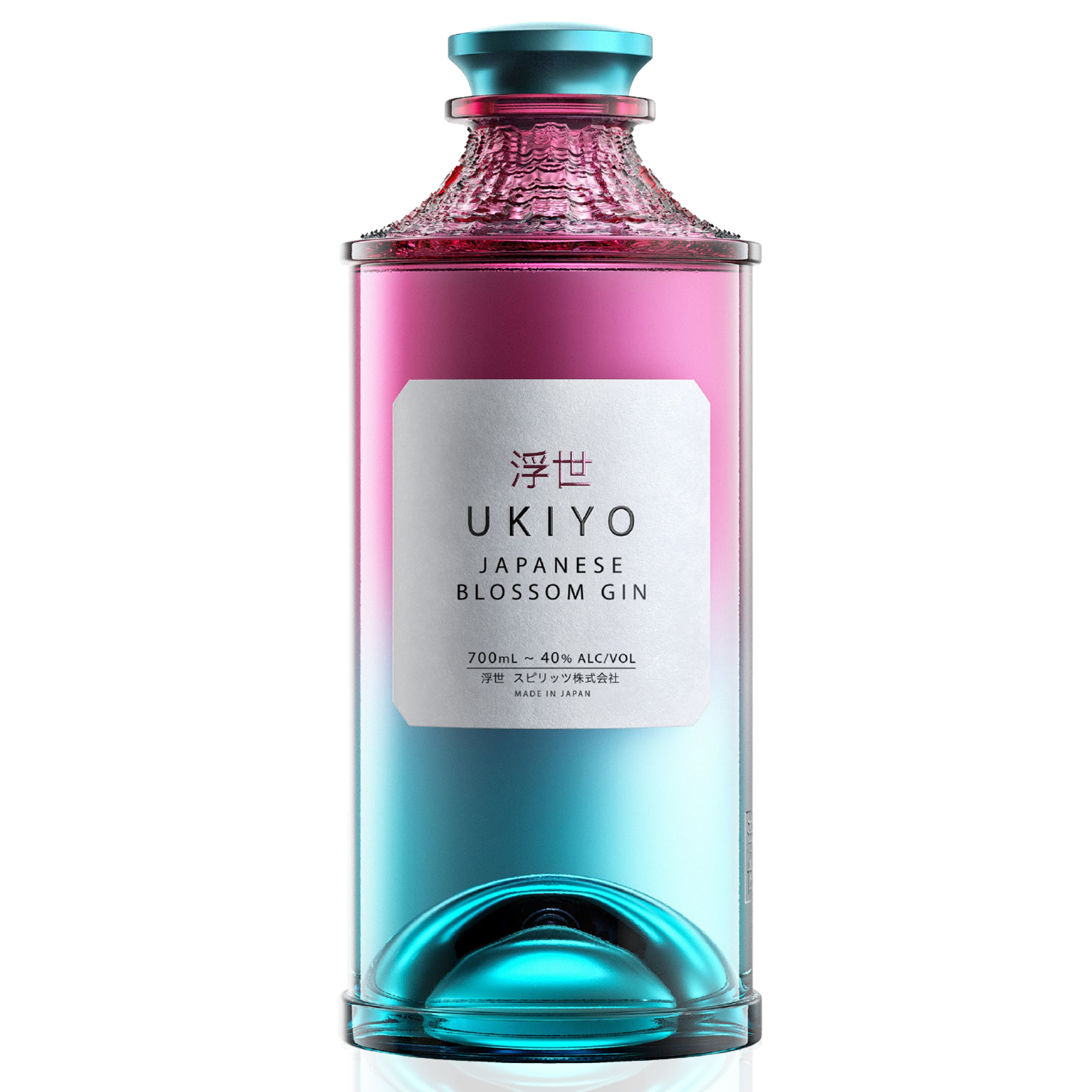 Ukiyo Japanese Blossom Gin 40% 700ml