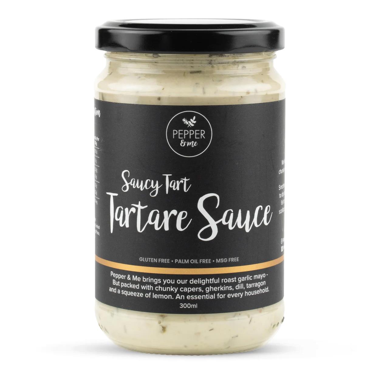 Pepper & Me Saucy Tart Garlic & Caper Tartare Sauce 300ml