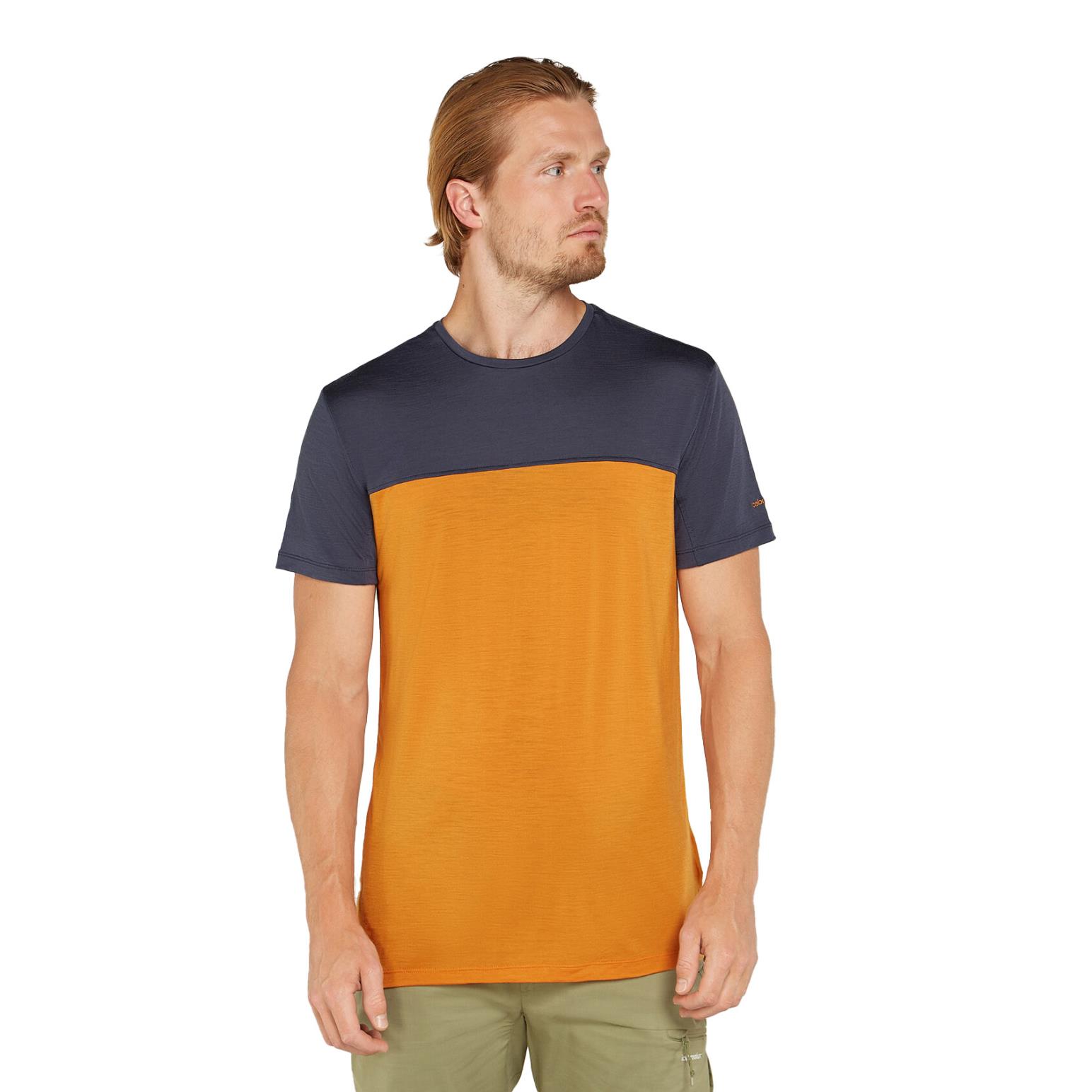 Icebreaker Mens Merino 125 Cool-Lite Sphere III SS Tee Colour Block