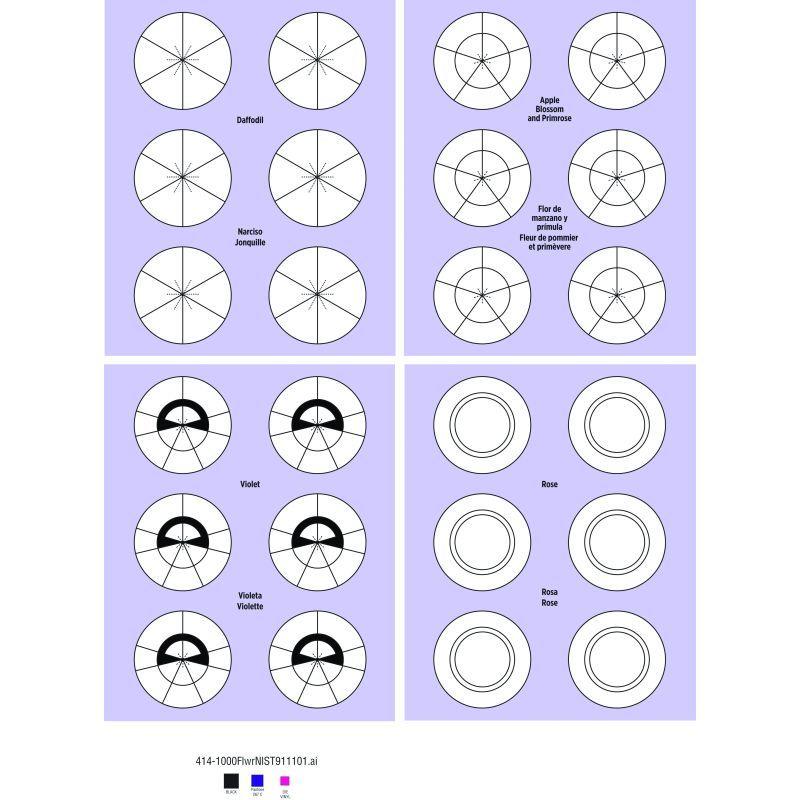 Wilton Flower Nail Templates