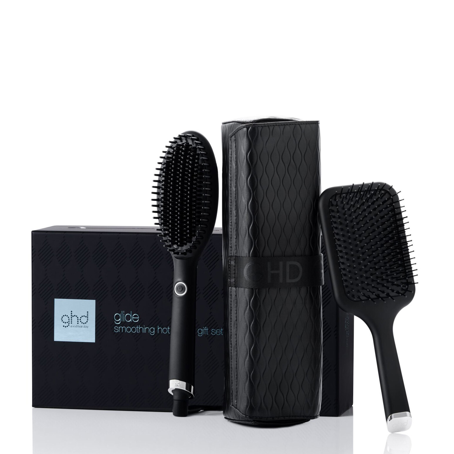 ghd Glide® Hot Brush Festive Gift Set in Black