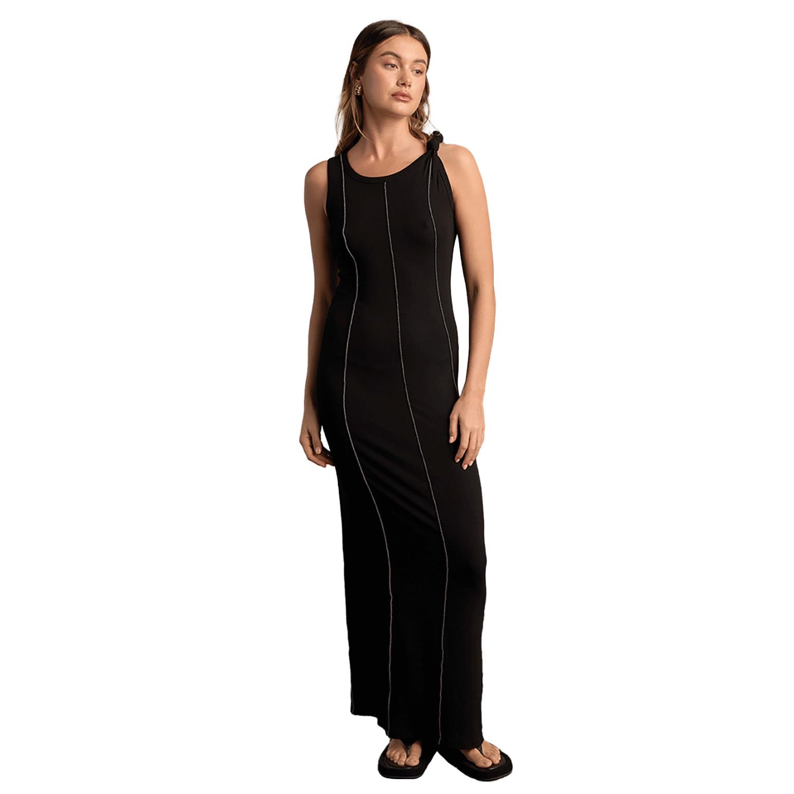 RAEF Charlotte Jersey Maxi Dress