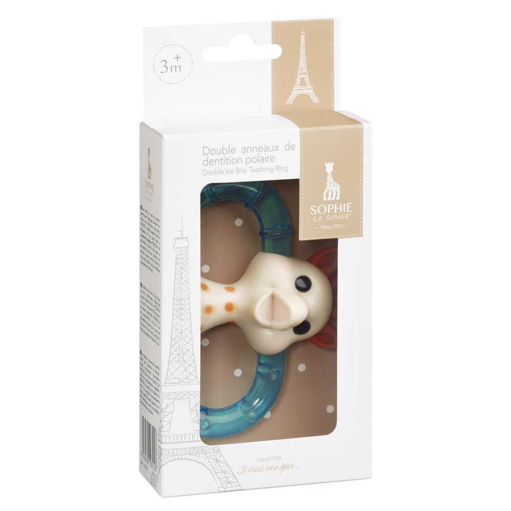 Sophie The Giraffe Double Ice Bite Teething Ring Gift Box