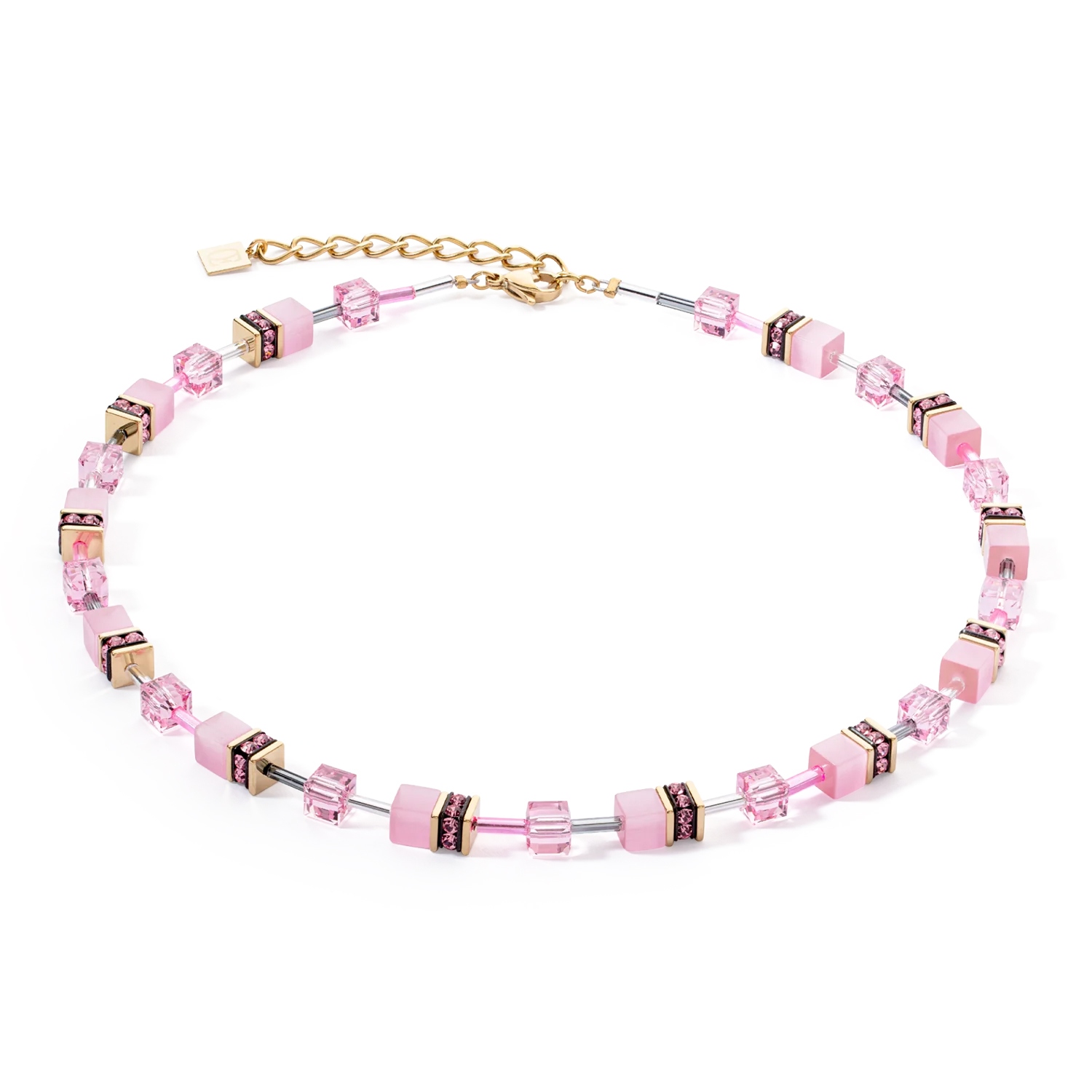 Coeur De Lion GeoCube® Necklace Pink