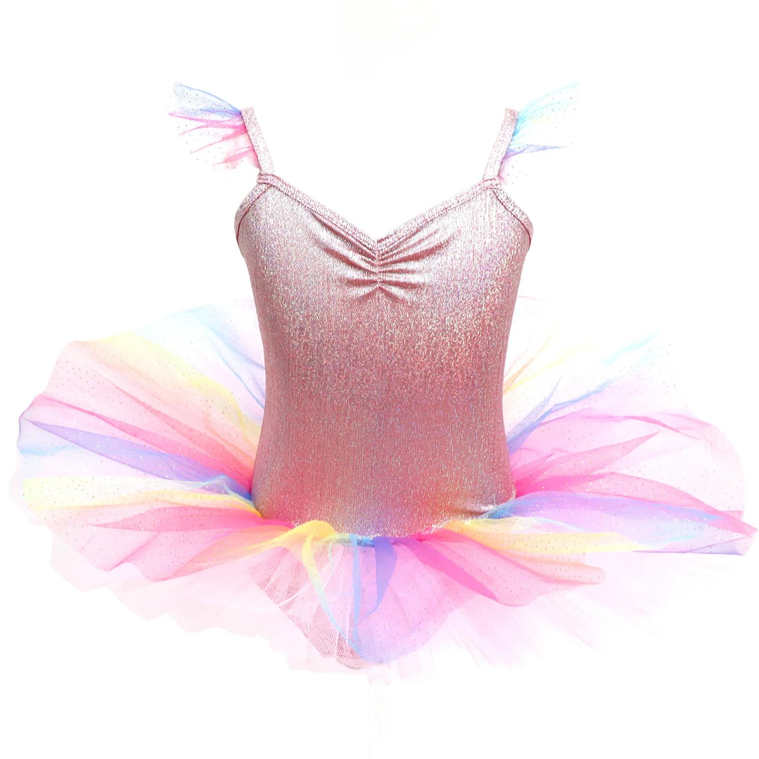 Pink Poppy Unicorn Dreamer Rainbow Party Tutu Size 3-4