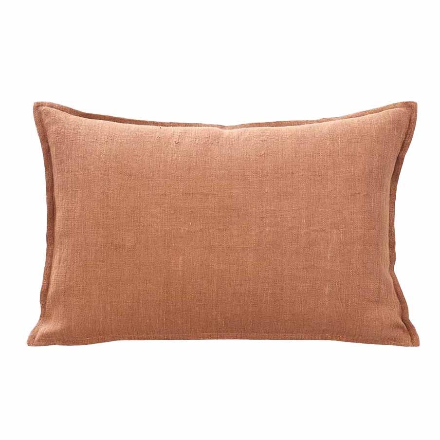 MM Linen Linen Cushion 60x40 - Clay