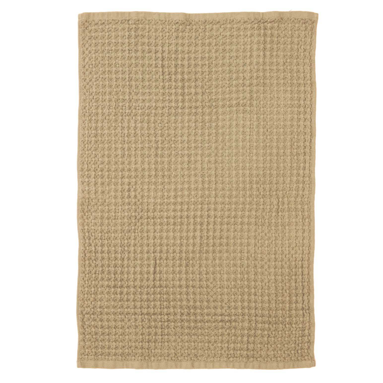 Ladelle Chunky Waffle Taupe 2Pk Kitchen Towel