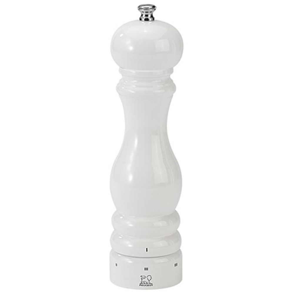 Peugeot Paris White Lacquer Salt Mill - 22cm