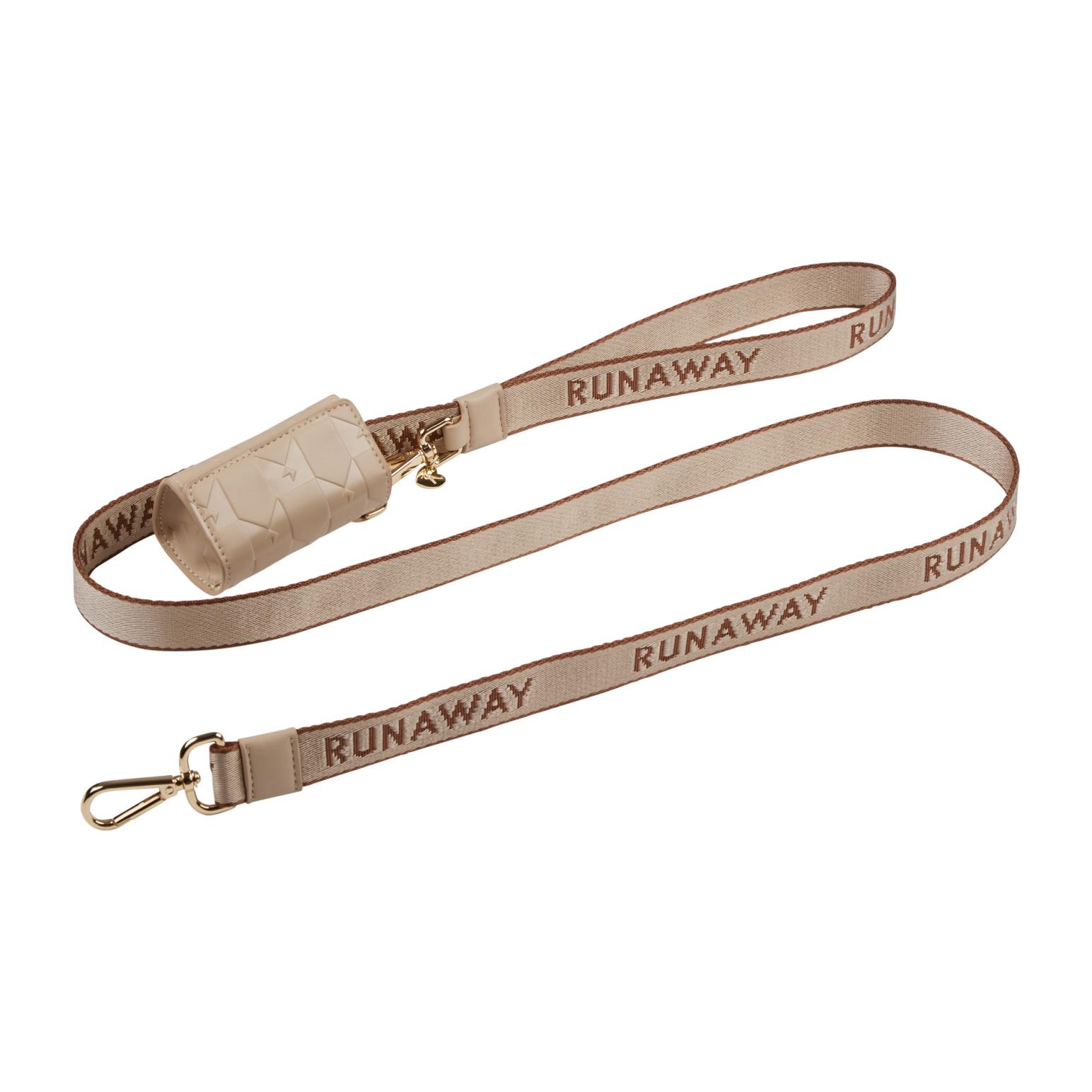 Karen Walker Runaway Woven Dog Leash & Bag Holder