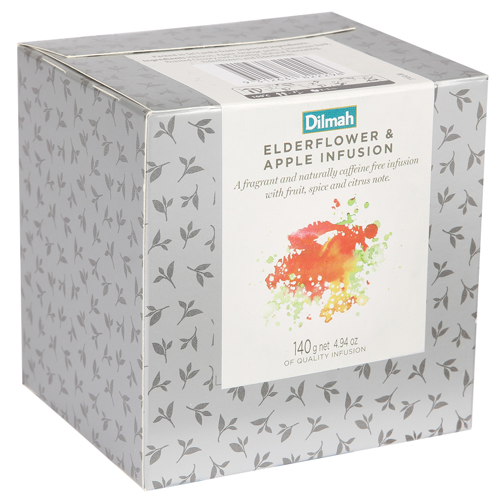 Dilmah Vivid Refill Box Elderflower & Hot Apple 140g