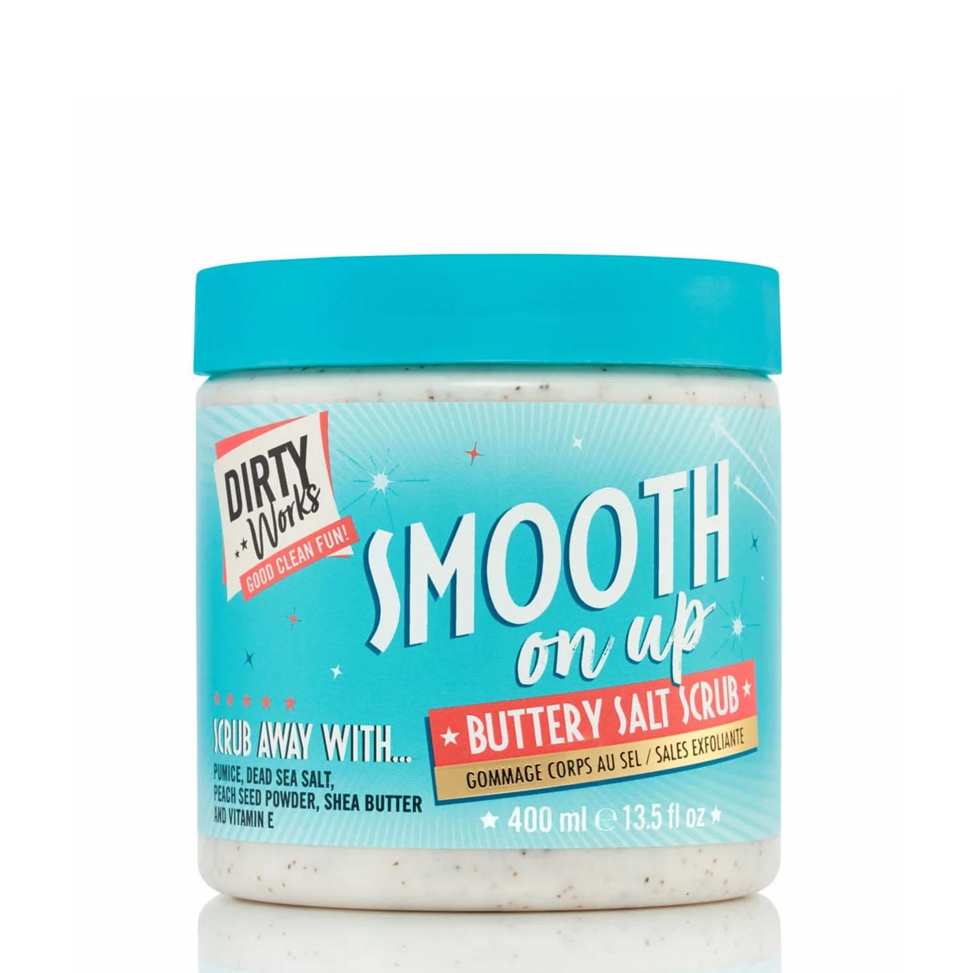 Dirty Works Smooth On Up Butter Salt Scrub 400ml