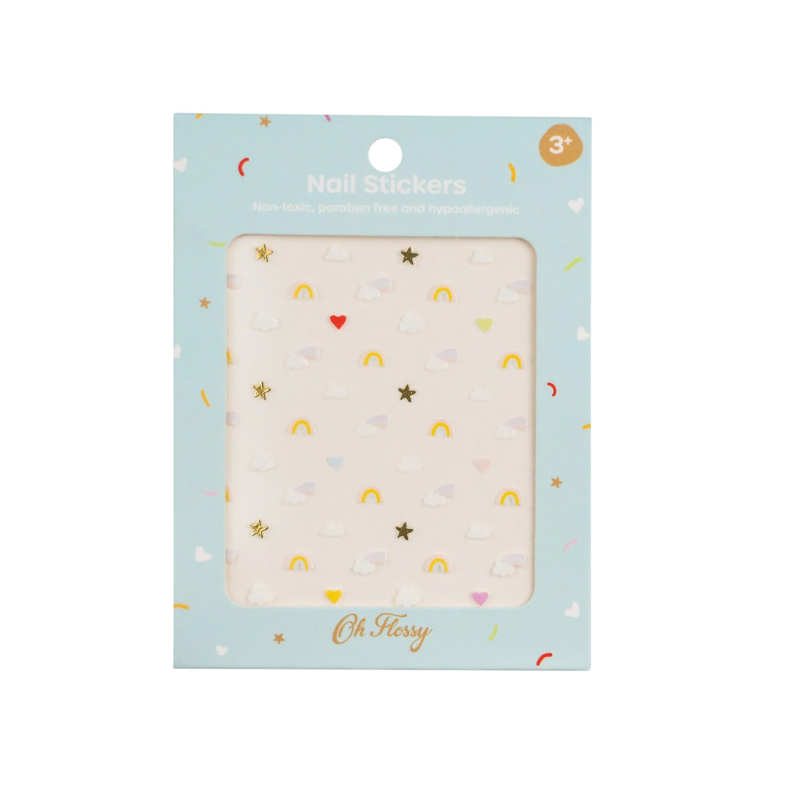 Oh Flossy Nail Stickers - Sky