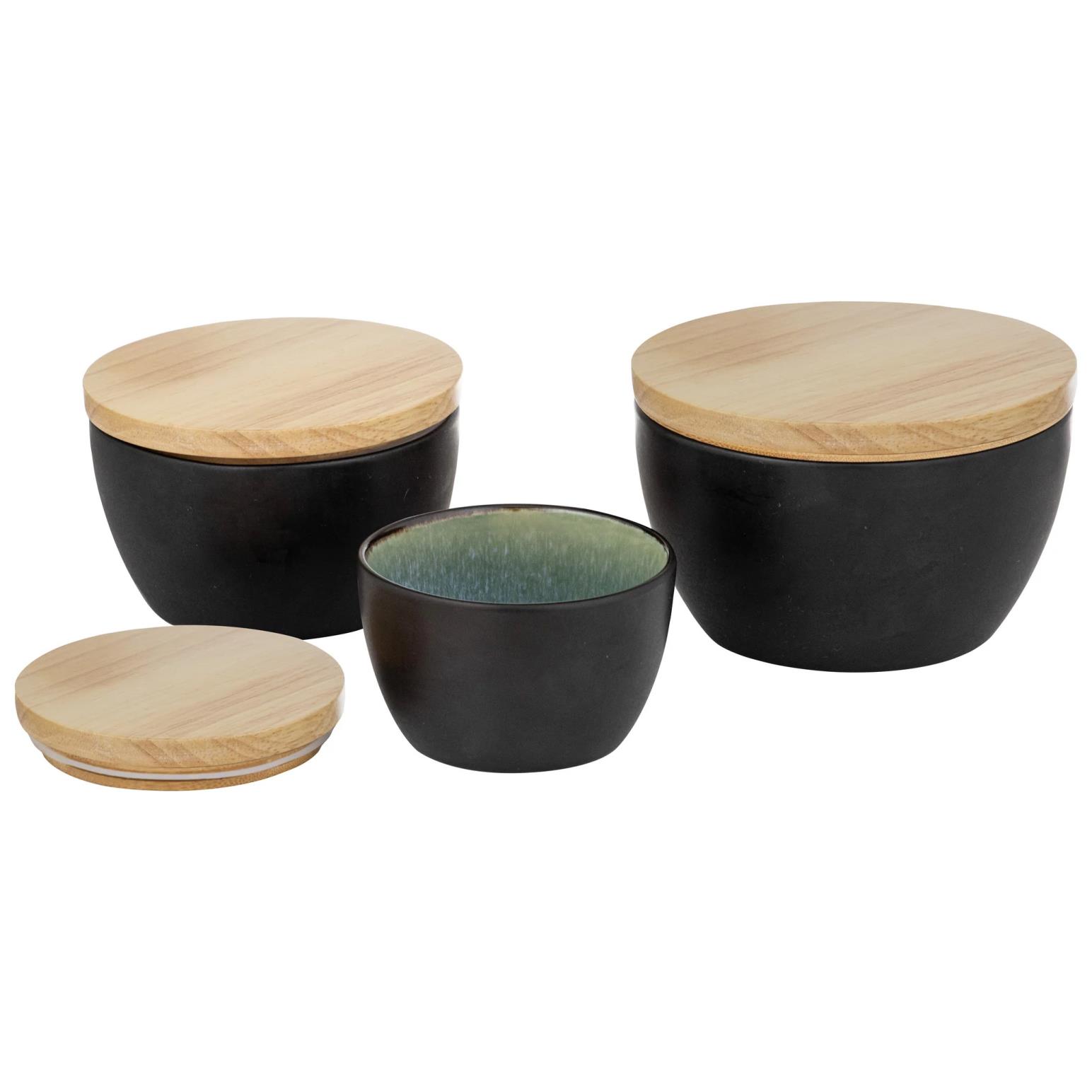 Ladelle Fusion Teal Set Of 3 Bowl Set