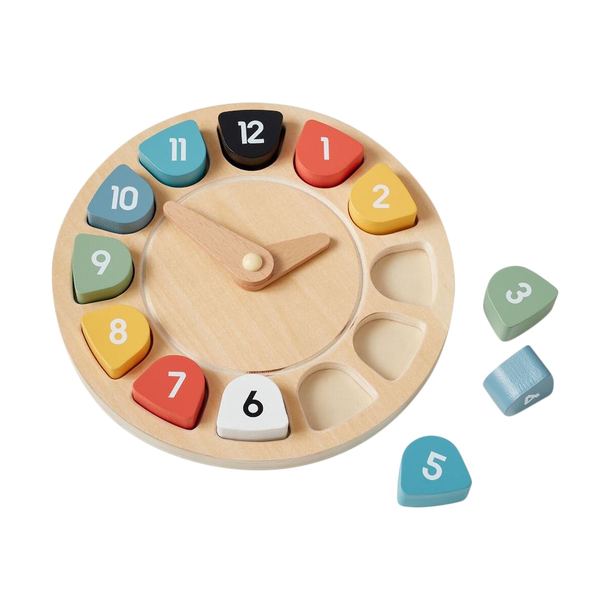 Pottery Barn Kids Wooden Clock Puzzle