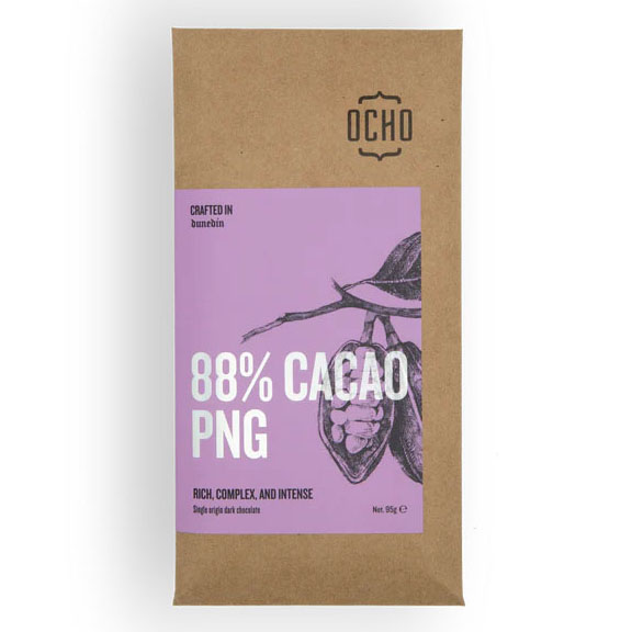 OCHO 88% Cacao PNG Chocolate 95g