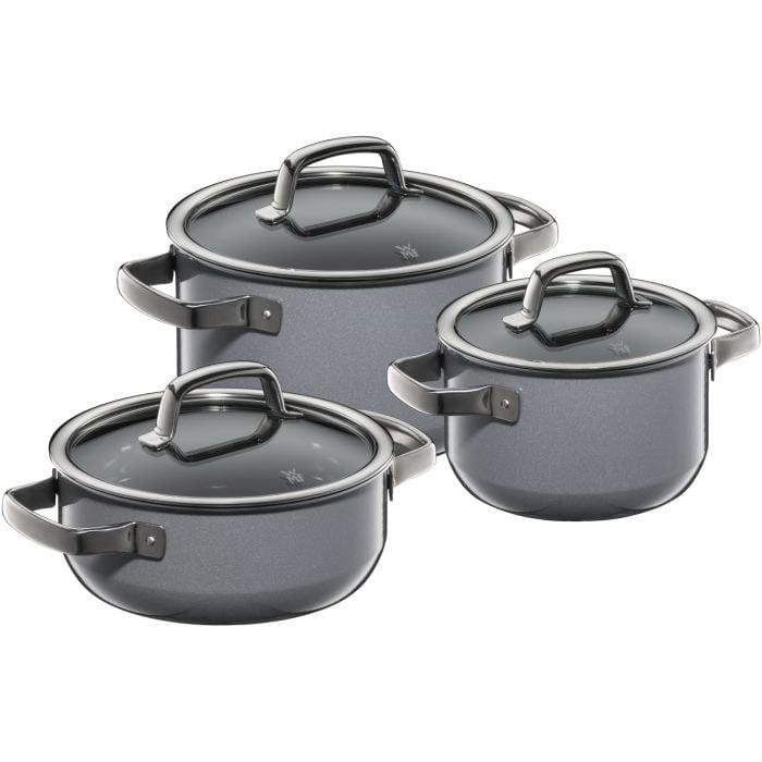 WMF Fusiontec Cookware Set Mineral Platinum - 3 Piece