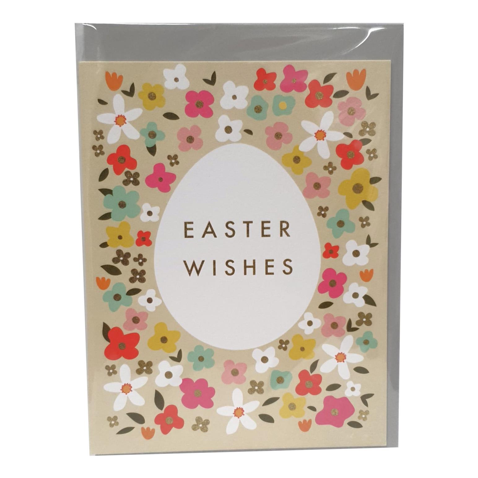 Image Gallery Floral Easter Wishes Easter Card