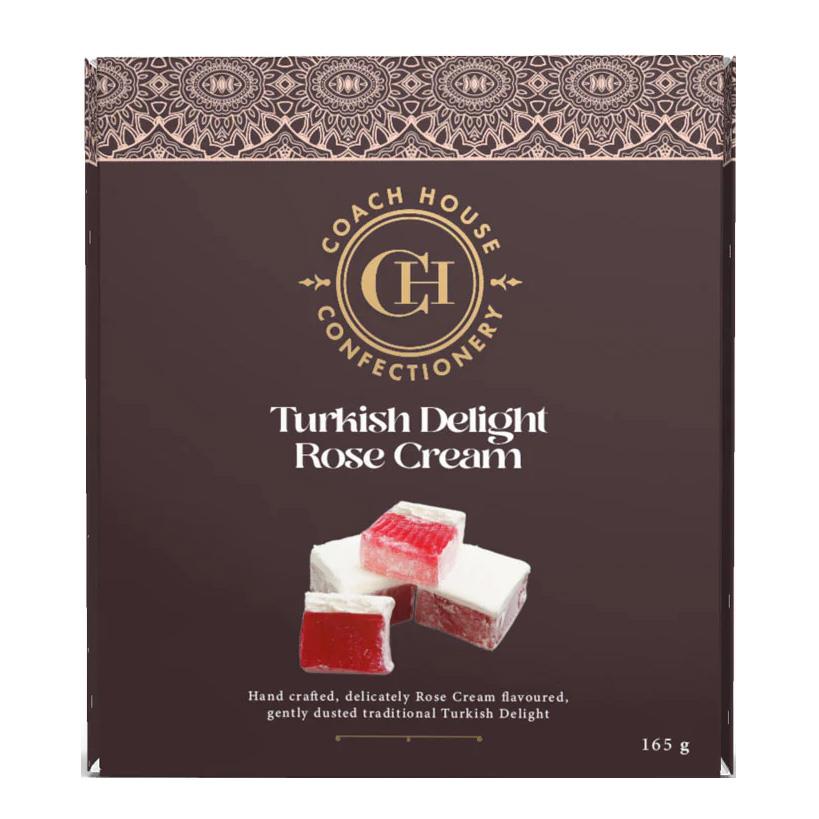 Coach House Rose Cream Turkish Delight 165g