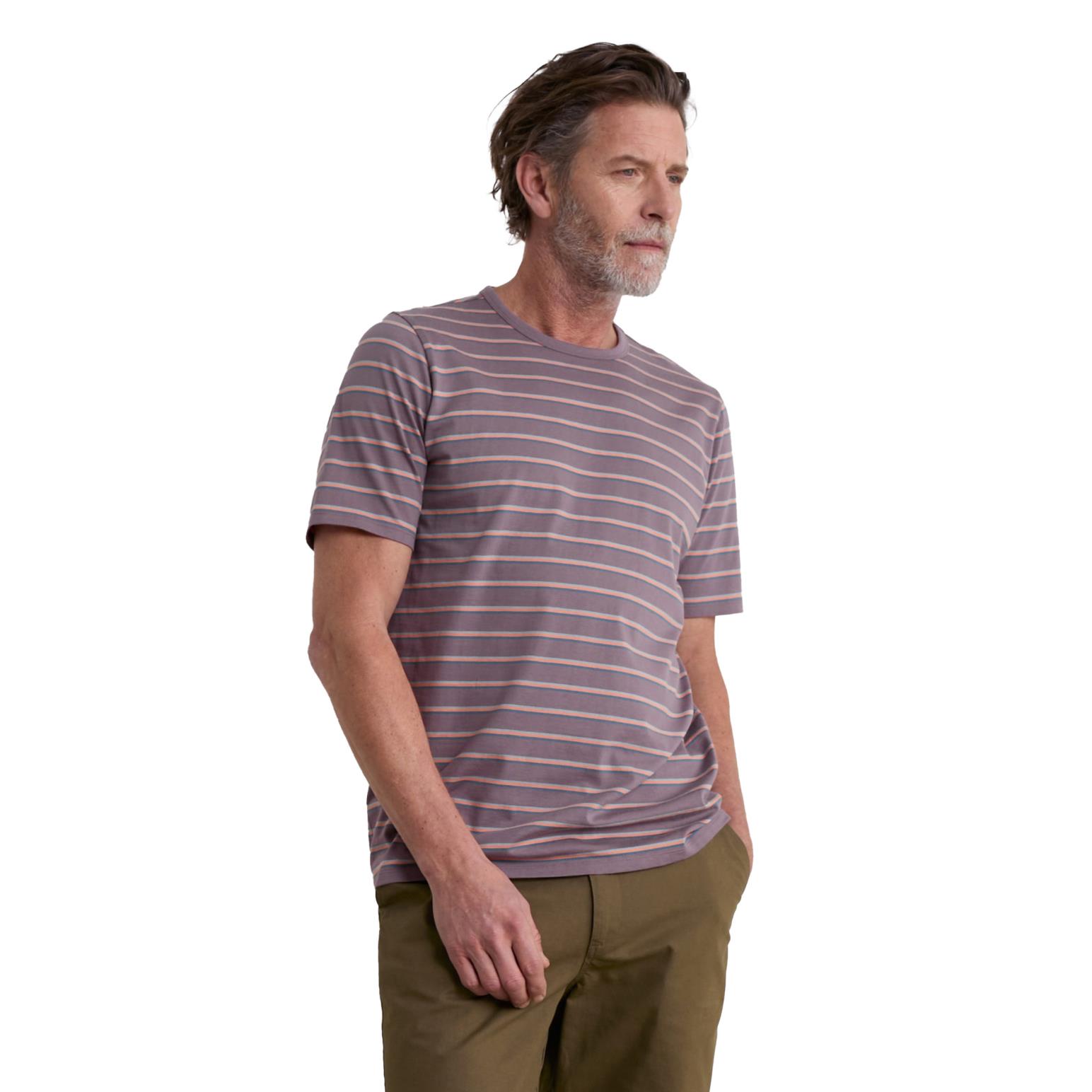 Seasalt Cornwall Men's Seven Seas Sailor Tee Upside Mallow